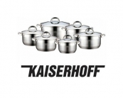 Набор кастрюль Кайзерхоф (KaiserHoff) 12 предметов